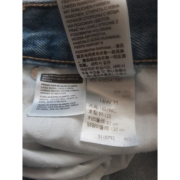 Levi’s ’94 Baggy Jeans Light Wash Size 16W Women’s Denim - Picture 6 of 6